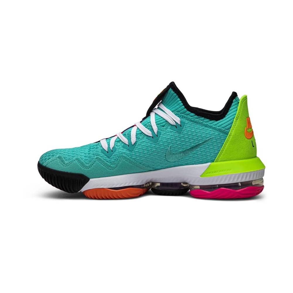 🌟NWT MENS NIKE LEBRON XVI 16 LOW AIR MAX TRAINER CI2668 HYPER JADE SIZE 13 - Picture 4 of 14